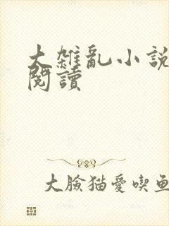 大杂乱小说目录阅读封面