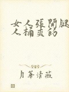 女人张开腿让男人桶爽的