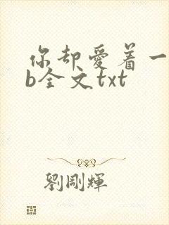 你却爱着一个sb全文txt