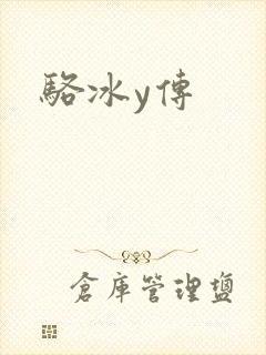 骆冰y传封面
