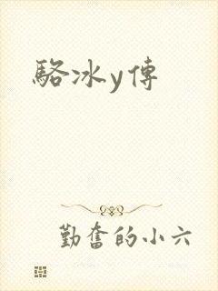 骆冰y传封面