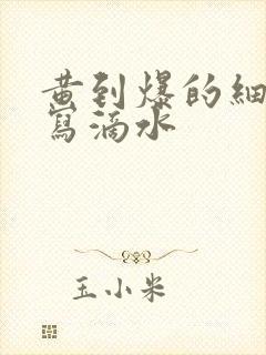 黄到爆的细节描写滴水