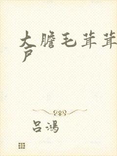 大胆毛茸茸的湿户封面