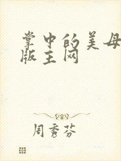 掌中的美母第一版主网