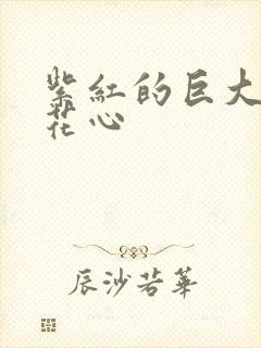 紫红的巨大顶开花心封面