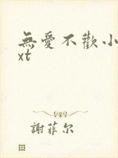 无爱不欢小说txt