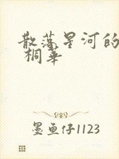 散落星河的记忆 桐华封面