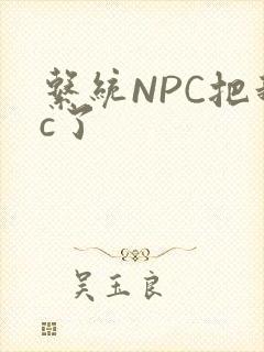系统NPC把我c了封面