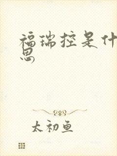 福瑞控是什么意思