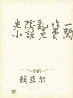 光阴乱作一团的小说免费阅读