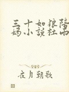 三十如狼陪读妈妈小说杜雨馨封面