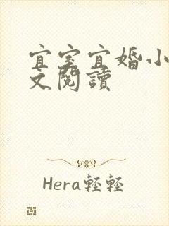 宜室宜婚小说全文阅读