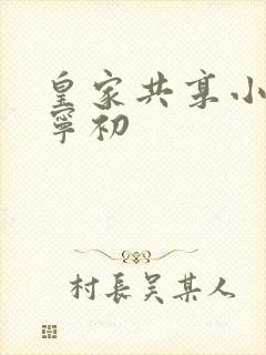 皇家共享小公主宁初