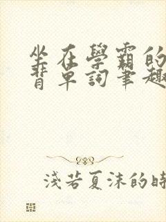 坐在学霸的鸡上背单词笔趣阁