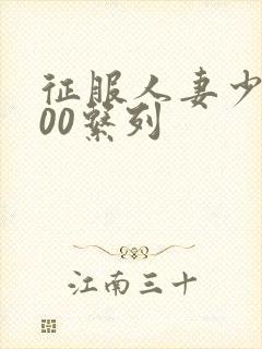 征服人妻少妇500系列封面