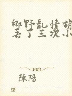 乡野乱情胡秀英丢了三次小说