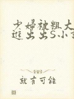 少妇被粗大猛进进出出S小说封面