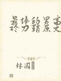 最棒的男高中生于刀鞘原文阅读