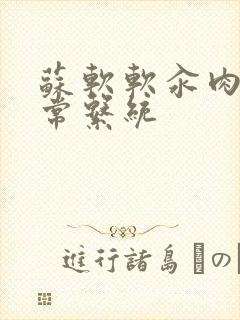 苏软软汆肉的日常系统