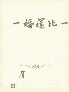一婚还比一婚高封面