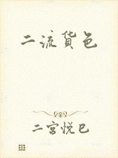 二流货色