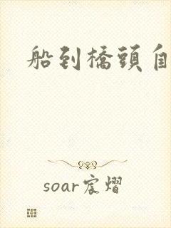 船到桥头自然沉封面