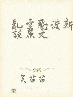 乱云飞渡新编小说原文
