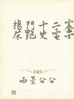 杨门十二寡妇肉床艳史电子书封面