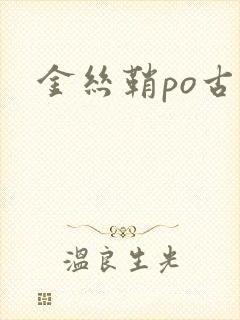 金丝鞘po古言封面