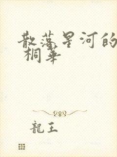 散落星河的记忆 桐华