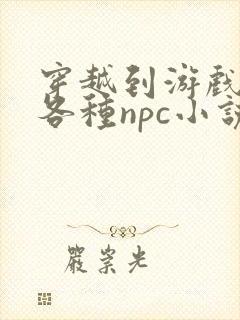 穿越到游戏里和各种npc小说