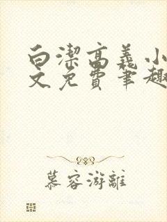 白洁高义小说全文免费笔趣阁阅读高封面