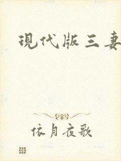 现代版三妻四妾