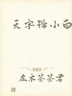 天字号小白脸