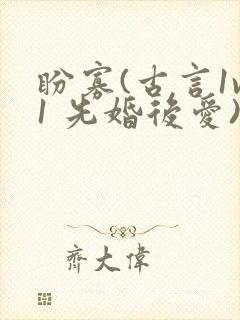 盼寡(古言1v1 先婚后爱)荔枝好多封面