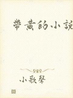 带黄的小说封面