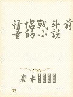 情侣战斗前适合看的小说