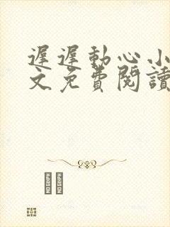 迟迟动心小说全文免费阅读无删减