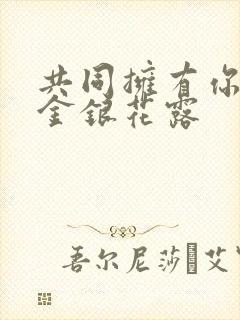 共同拥有你by金银花露封面