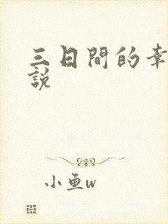 三日间的幸福小说
