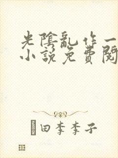 光阴乱作一团的小说免费阅读