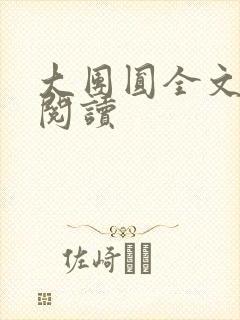 大团圆全文完整阅读