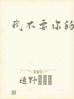 我不要你的承诺封面