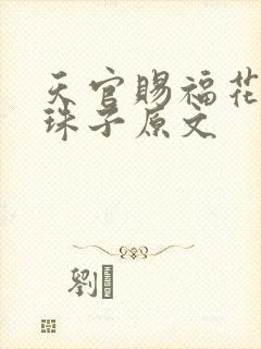 天官赐福花怜塞珠子原文