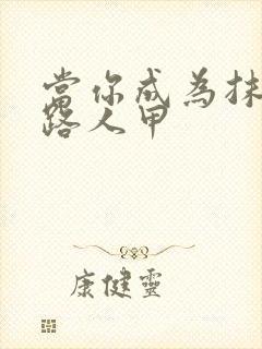 当你成为抹布文路人甲封面