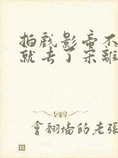 拍戏影帝不小心就去了宋离