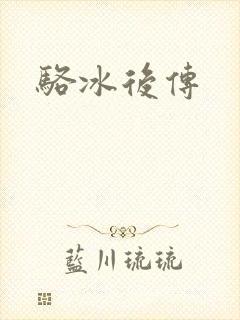 骆冰后传