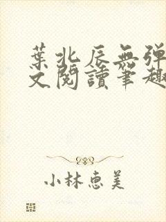 叶北辰无弹窗全文阅读笔趣阁