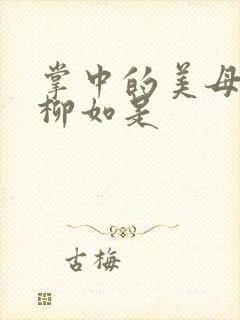 掌中的美母版主柳如是