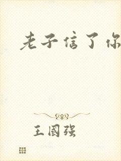 老子信了你的邪封面